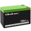 Qoltec Akumulator AGM | 12V | 7Ah | max. 105A | Security